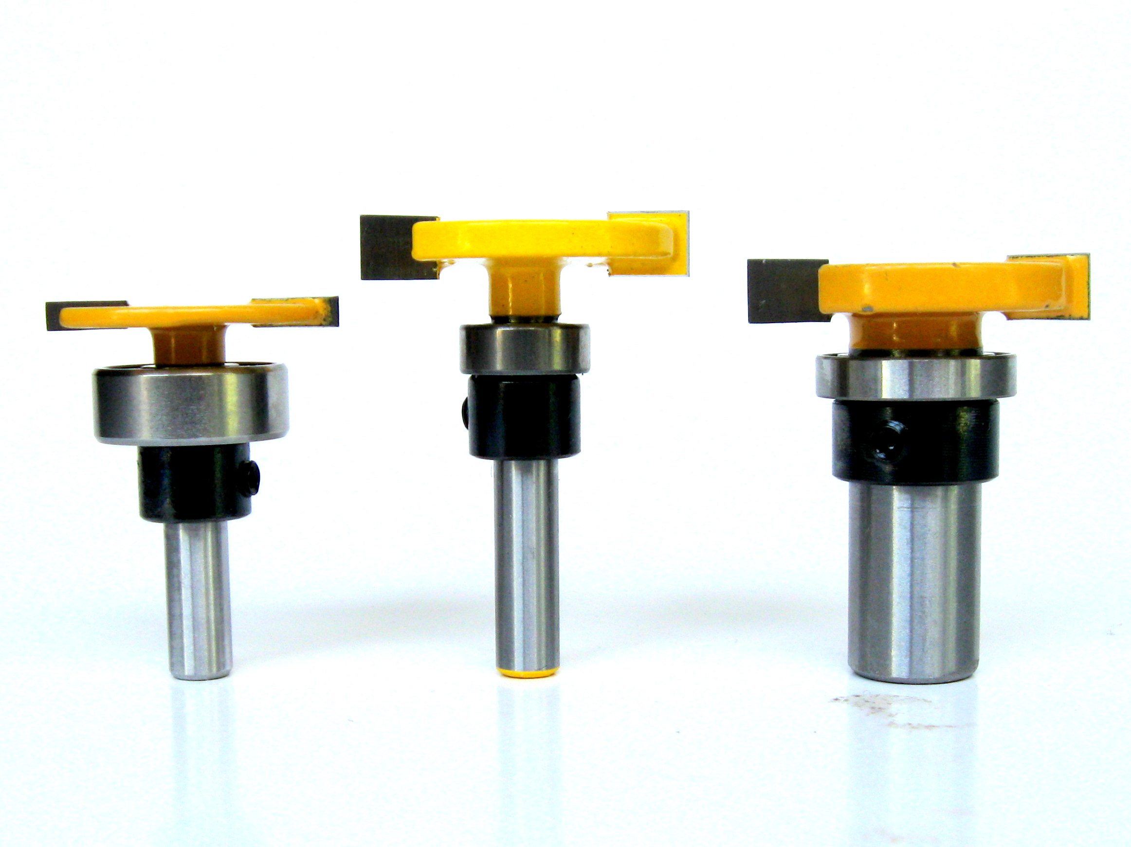 3 pc Top Bearing Flooring and Slotting Router Bit Set sct888 eBay